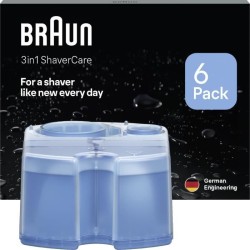 Cartouche de nettoyage - BRAUN - CCR6 Recharges clean & renew - Pour s