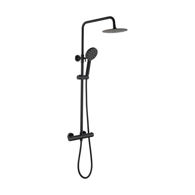 Colonne de douche OCEANIC - Mitigeur thermostatique - Pomme haute rond Colonne de douche OCEANIC - Mitigeur thermostatique - Pomme haute rond