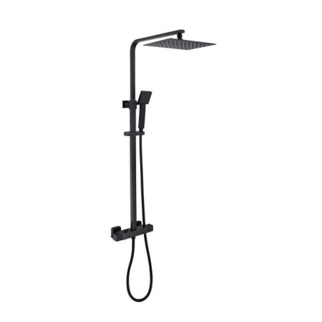 Colonne de douche OCEANIC - Mitigeur thermostatique - Pomme haute rect
