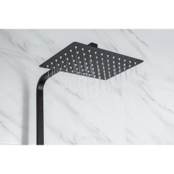 Colonne de douche OCEANIC - Mitigeur thermostatique - Pomme haute rect