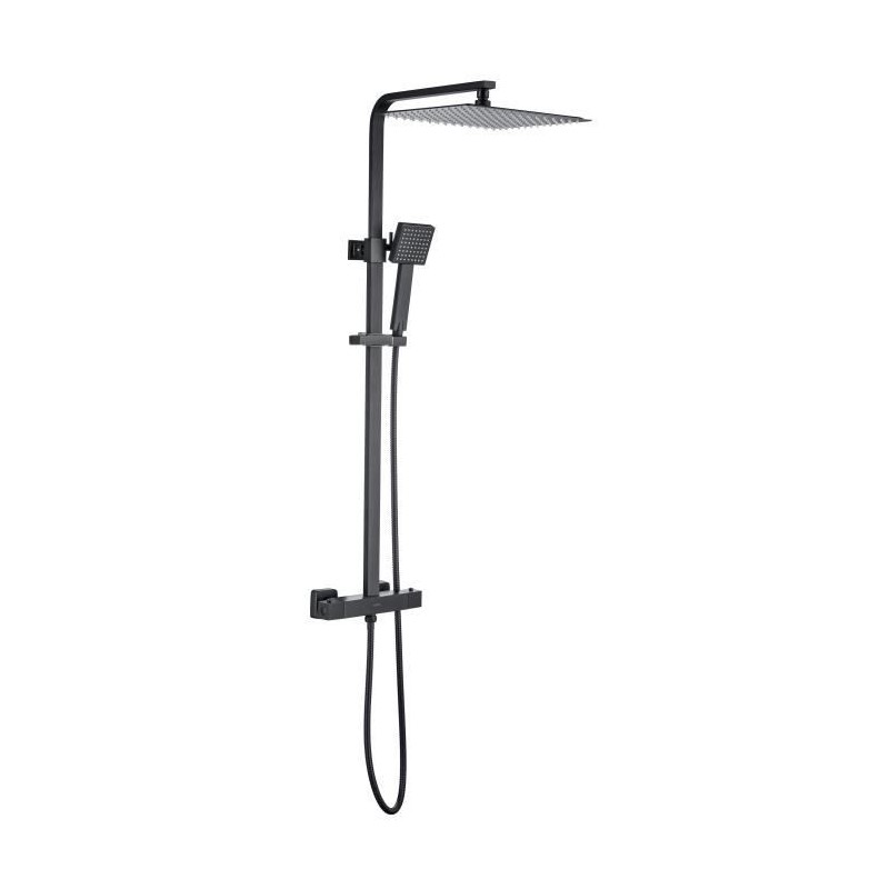 Colonne de douche OCEANIC - Mitigeur thermostatique - Pomme haute carr Colonne de douche OCEANIC - Mitigeur thermostatique - Pomme haute carr