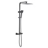Colonne de douche OCEANIC - Mitigeur thermostatique - Pomme haute carr