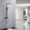 Colonne de douche OCEANIC - Mitigeur thermostatique - Pomme haute carr