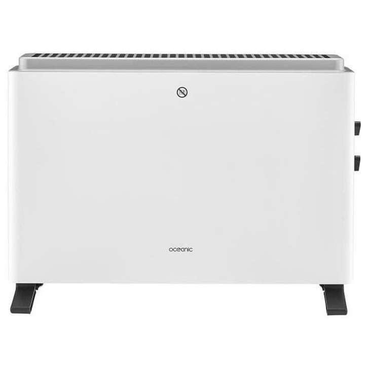 Radiateur convecteur électrique 2000W OCEANIC - 3 puissances - Mobile - Blanc Radiateur convecteur électrique 2000W OCEANIC - 3 puissances - Mobile - Blanc