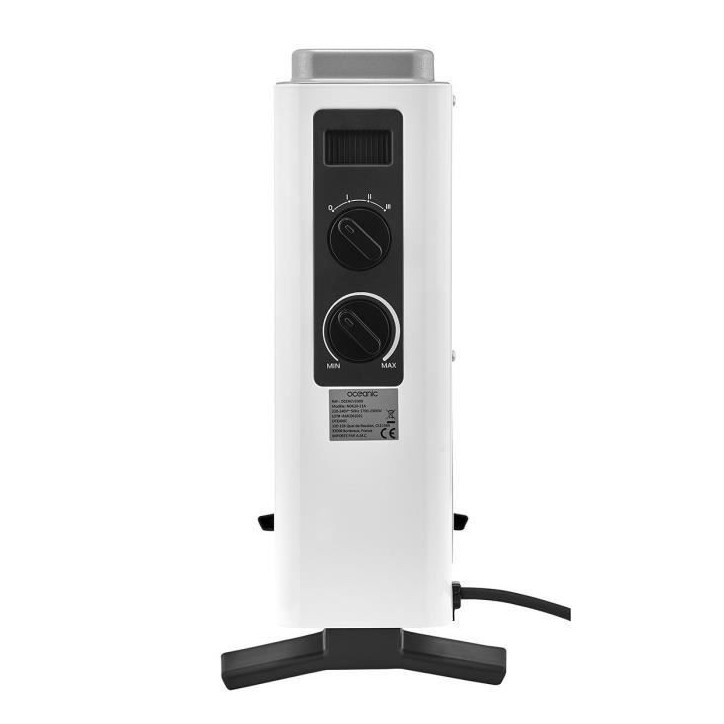 Radiateur convecteur électrique 2000W OCEANIC - 3 puissances - Mobile - Blanc Radiateur convecteur électrique 2000W OCEANIC - 3 puissances - Mobile - Blanc