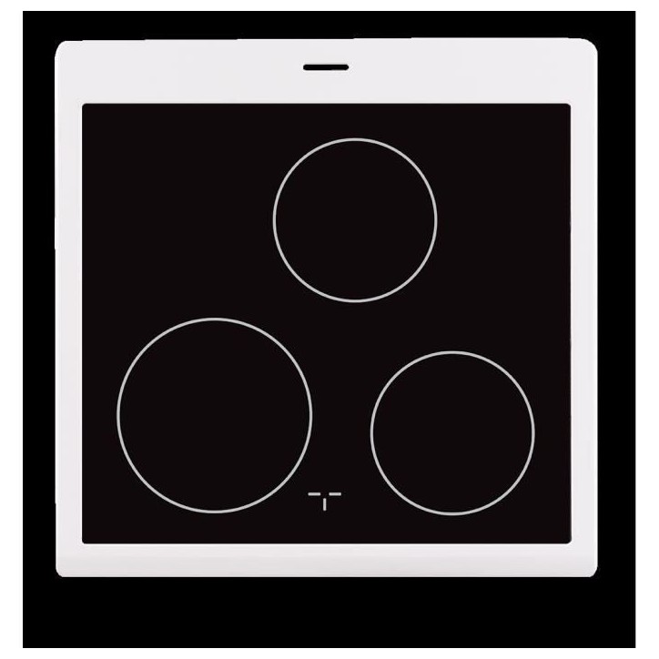 OCEANIC Cuisiniere vitrocéramique 50 x50 - four convection naturelle - four 48L - blanc OCEANIC Cuisiniere vitrocéramique 50 x50 - four convection naturelle - four 48L - blanc