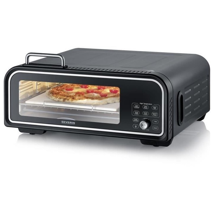 Four a pizza SEVERIN - PG8575 - Pierre a pizza diametre 29cm - Capacité 18L - 2000W