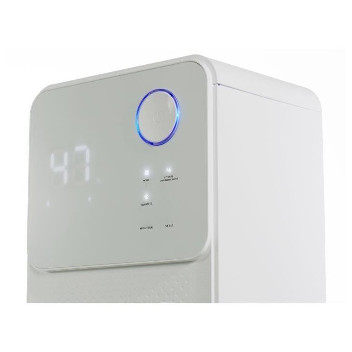 Déshumidificateur d'air électrique OCEANIC - Extraction 12 litres/jour - Fonction seche-linge - Affichage LED Déshumidificateur d'air électrique OCEANIC - Extraction 12 litres/jour - Fonction seche-linge - Affichage LED