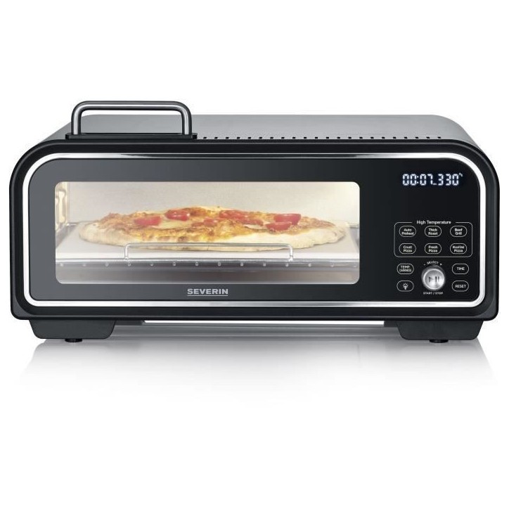 Four a pizza SEVERIN - PG8575 - Pierre a pizza diametre 29cm - Capacité 18L - 2000W