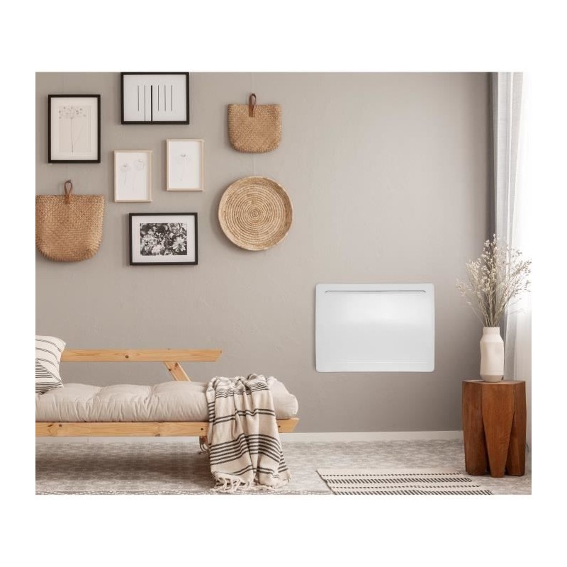 Radiateur électrique fixe a inertie seche céramique 1000W OCEANIC Ru Radiateur électrique fixe a inertie seche céramique 1000W OCEANIC Ru