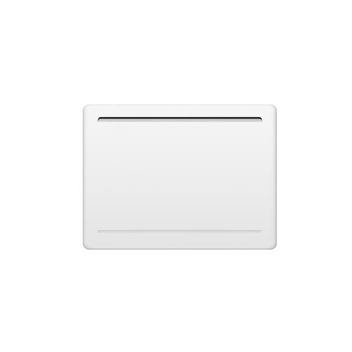 Radiateur électrique fixe a inertie seche céramique 1000W OCEANIC Rubis - Design galbé - Blanc - NF Radiateur électrique fixe a inertie seche céramique 1000W OCEANIC Rubis - Design galbé - Blanc - NF