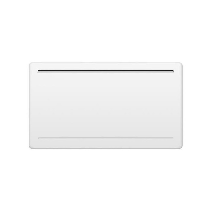 Radiateur électrique fixe a inertie seche céramique 1500W OCEANIC Rubis - Design galbé - Blanc - NF
