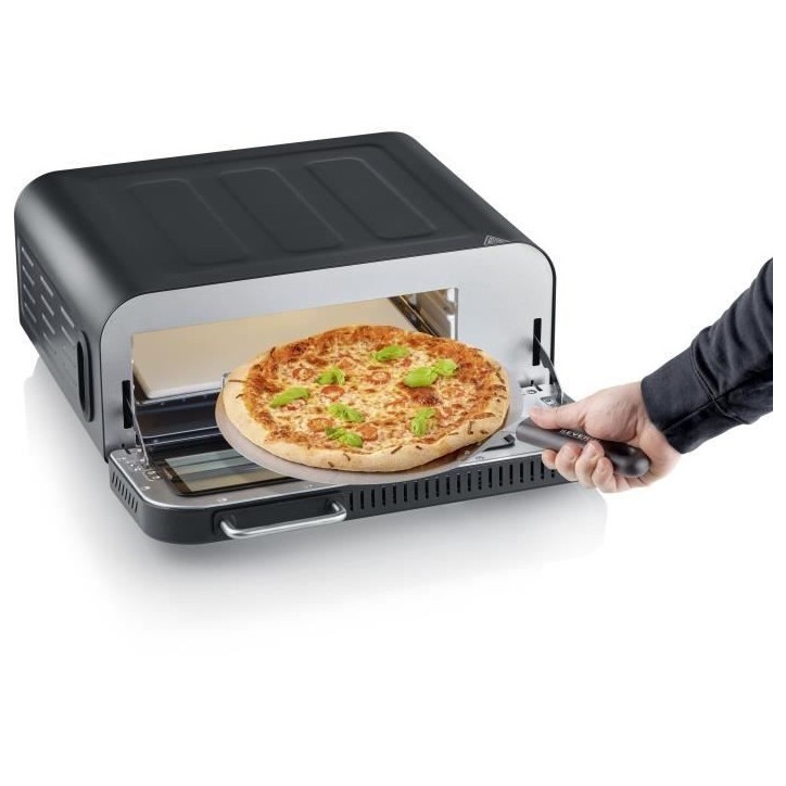 Four a pizza SEVERIN - PG8575 - Pierre a pizza diametre 29cm - Capacité 18L - 2000W