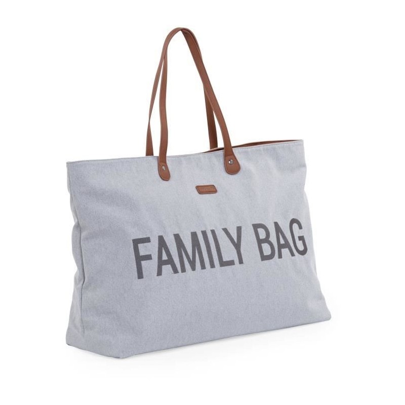Sac a langer - CHILDHOME - Family Bag - Canvas - Gris Sac a langer - CHILDHOME - Family Bag - Canvas - Gris