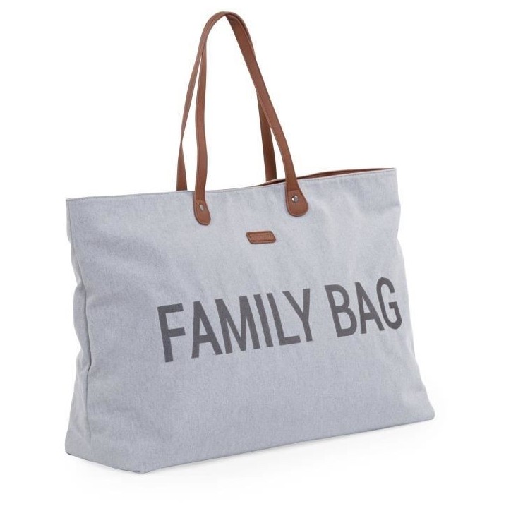 Sac a langer - CHILDHOME - Family Bag - Canvas - Gris Sac a langer - CHILDHOME - Family Bag - Canvas - Gris