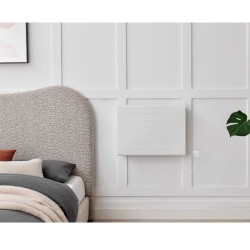 Radiateur électrique fixe a inertie seche - Double coeur de chauffe -