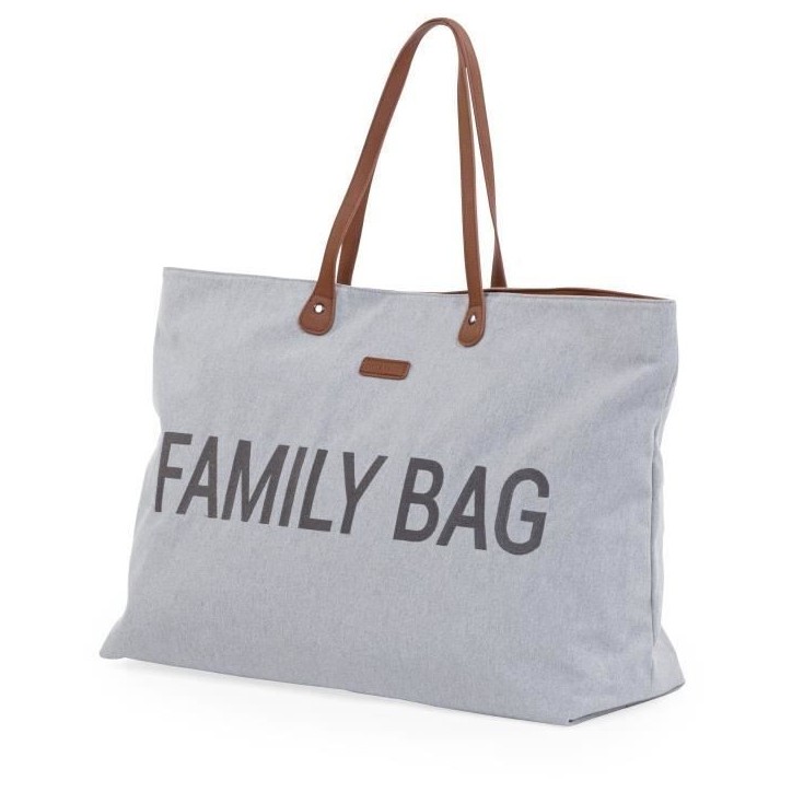 Sac a langer - CHILDHOME - Family Bag - Canvas - Gris Sac a langer - CHILDHOME - Family Bag - Canvas - Gris