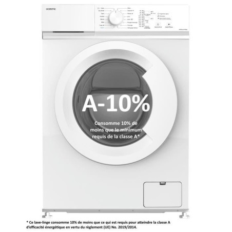 Lave-linge frontal OCEANIC OCEALL610WA - 6 kg - Induction - 60 cm - 10