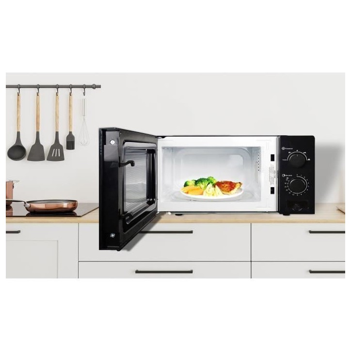 Micro-ondes OCEANIC MO20B11 Noir l 45,4 x H26,1 x P32,6 cm - 20L Micro-ondes OCEANIC MO20B11 Noir l 45,4 x H26,1 x P32,6 cm - 20L