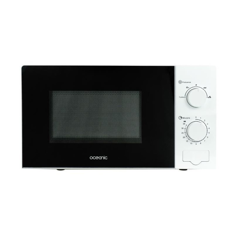 Micro-ondes OCEANIC MO20W11 Blanc 45,4 x H26,1 x P32,6 cm - 20L Micro-ondes OCEANIC MO20W11 Blanc 45,4 x H26,1 x P32,6 cm - 20L