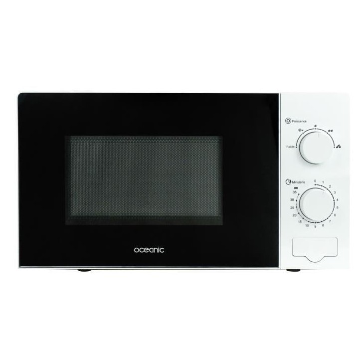 Micro-ondes OCEANIC MO20W11 Blanc 45,4 x H26,1 x P32,6 cm - 20L Micro-ondes OCEANIC MO20W11 Blanc 45,4 x H26,1 x P32,6 cm - 20L