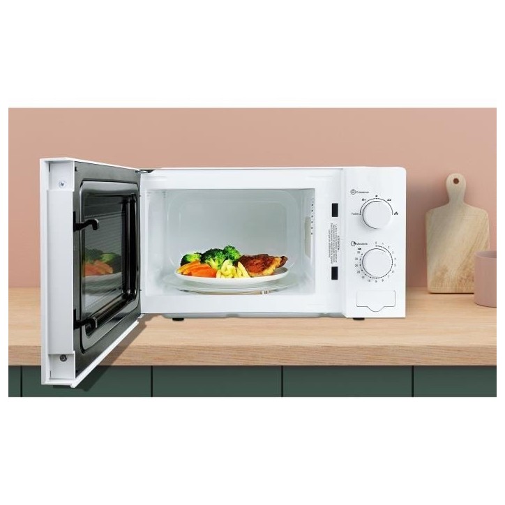 Micro-ondes OCEANIC MO20W11 Blanc 45,4 x H26,1 x P32,6 cm - 20L Micro-ondes OCEANIC MO20W11 Blanc 45,4 x H26,1 x P32,6 cm - 20L