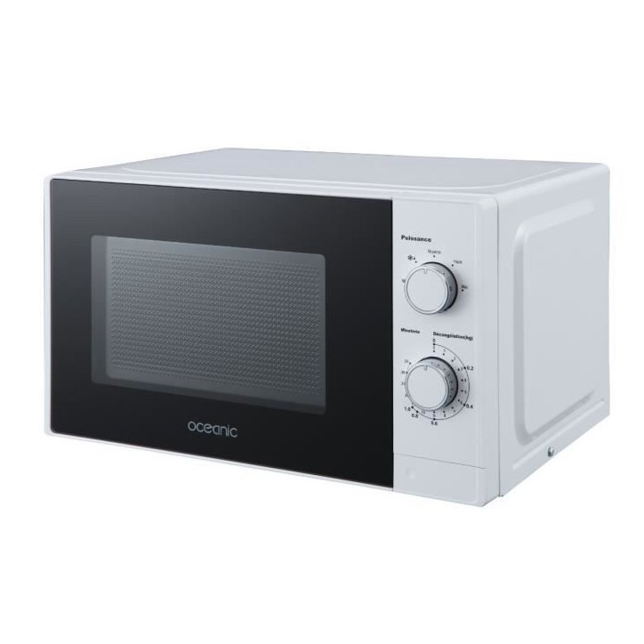 Micro-ondes - OCEANIC - OCEAMO20W12 - 20L - blanc - Monofonction Micro-ondes - OCEANIC - OCEAMO20W12 - 20L - blanc - Monofonction