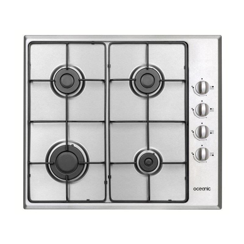 Table 4 foyers OCEANIC - Gaz inox Table 4 foyers OCEANIC - Gaz inox