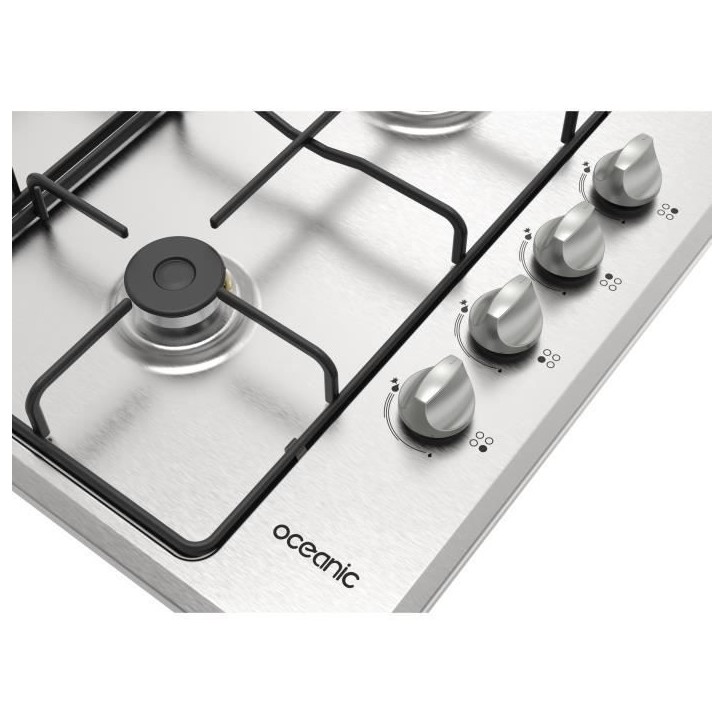 Table 4 foyers OCEANIC - Gaz inox Table 4 foyers OCEANIC - Gaz inox