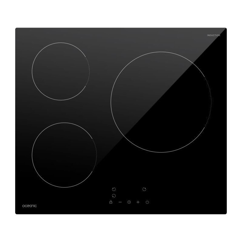 Table de cuisson induction OCEANIC 3 foyers L60 x P52 cm OCEATI3Z7B Table de cuisson induction OCEANIC 3 foyers L60 x P52 cm OCEATI3Z7B