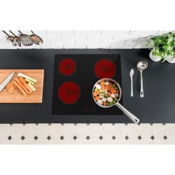 Table de cuisson vitrocéramique - OCEANIC - 4 foyers - Noir