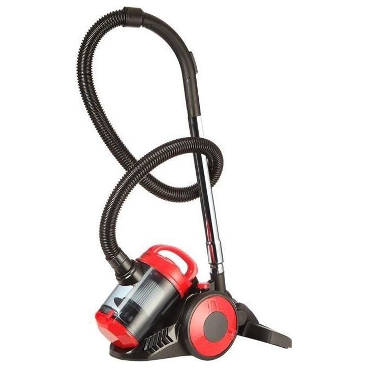 OCEANIC VC10RBAX2 Aspirateur traîneau sans sac - 700W - 80dB - A - Rouge OCEANIC VC10RBAX2 Aspirateur traîneau sans sac - 700W - 80dB - A - Rouge