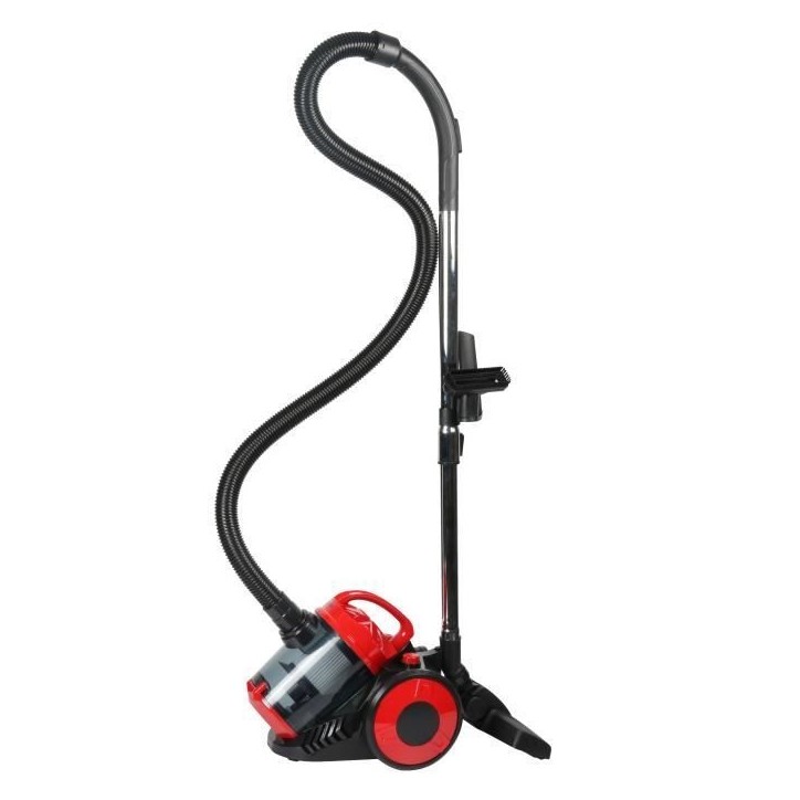 OCEANIC VC10RBAX2 Aspirateur traîneau sans sac - 700W - 80dB - A - Rouge OCEANIC VC10RBAX2 Aspirateur traîneau sans sac - 700W - 80dB - A - Rouge