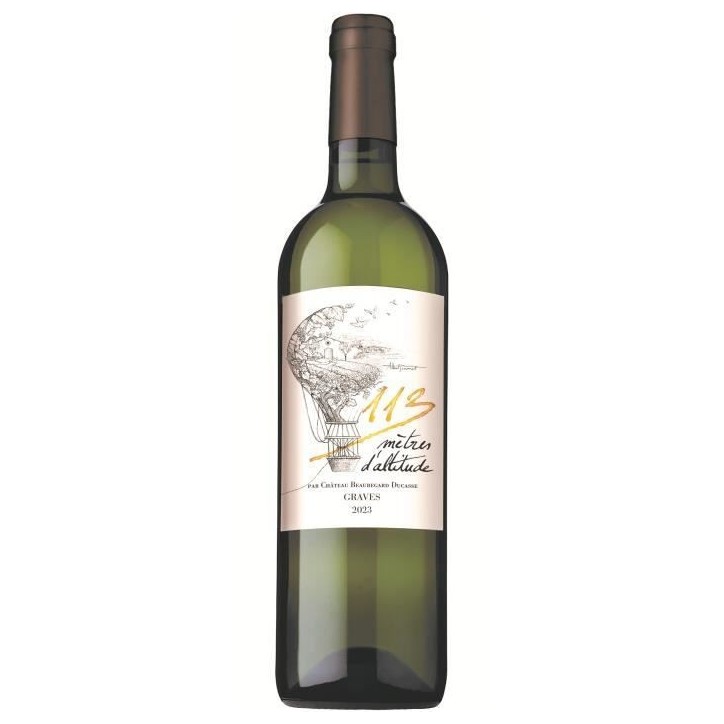113 metres d'altitude Graves - Vin blanc de Bordeaux 2024
