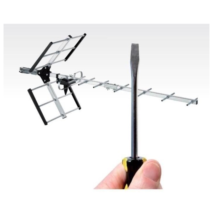 Antenne TV Extérieure ONE FOR ALL SV9354 Professional Line amplifiée
