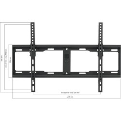 ONE FOR ALL WM4621 Support mural inclinable pour écran de 81 a 229 cm
