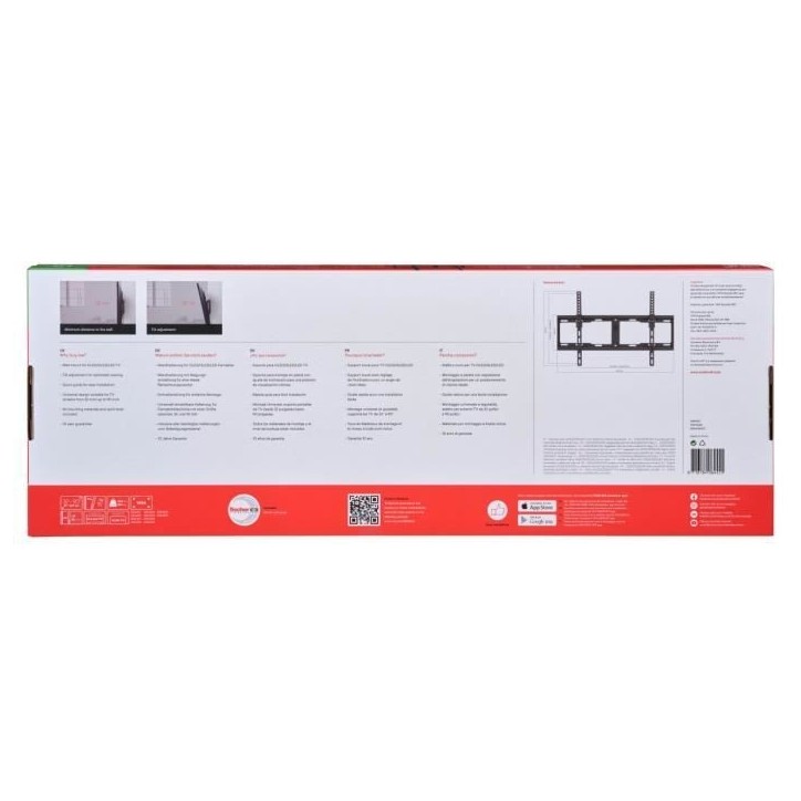 ONE FOR ALL WM4621 Support mural inclinable pour écran de 81 a 229 cm (32 a 90) - Poids max : 100kg ONE FOR ALL WM4621 Support mural inclinable pour écran de 81 a 229 cm (32 a 90) - Poids max : 100kg