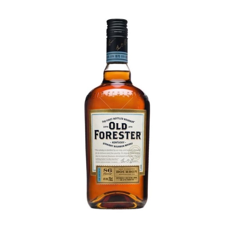 Old Forester - 86 Proof - Straight Bourbon Whisky - 43,0% Vol. - 70 cl Old Forester - 86 Proof - Straight Bourbon Whisky - 43,0% Vol. - 70 cl