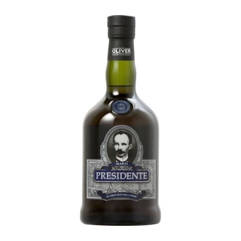 Rhum Presidente Marti Añejo - Rhum vieux - République Dominicaine - Rhum Presidente Marti Añejo - Rhum vieux - République Dominicaine -
