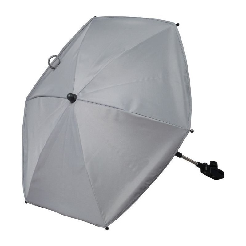 Ombrelle pour poussette - BAMBISOL - Orientable - 71 cm - Gris Ombrelle pour poussette - BAMBISOL - Orientable - 71 cm - Gris