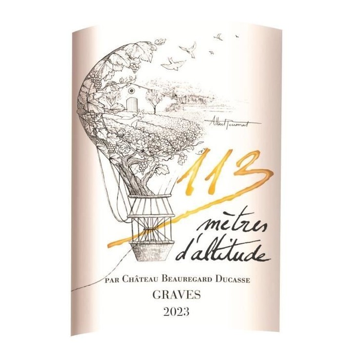 113 metres d'altitude Graves - Vin blanc de Bordeaux 2024