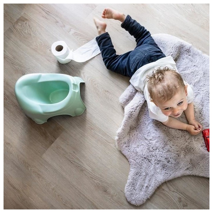 Pot - THERMOBABY - INITIO - Gris Charme - Sans écuelle, ergonomique et confortable