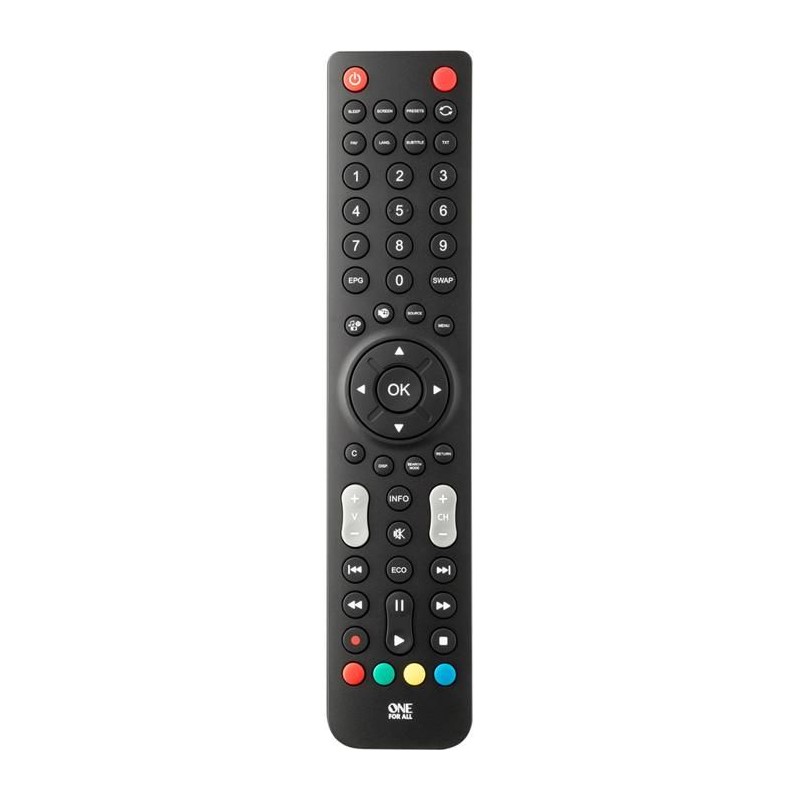 Télécommande universelle - ONE FOR ALL - URC1921 - Compatible avec T Télécommande universelle - ONE FOR ALL - URC1921 - Compatible avec T