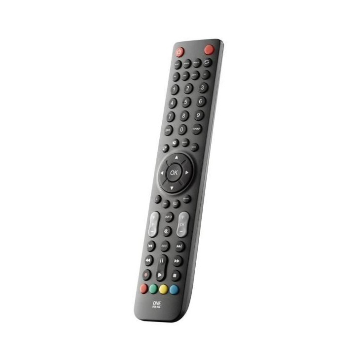 Télécommande universelle - ONE FOR ALL - URC1921 - Compatible avec TV Sharp - Design élégant - Couleur noire Télécommande universelle - ONE FOR ALL - URC1921 - Compatible avec TV Sharp - Design élégant - Couleur noire