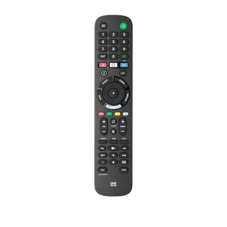 ONE FOR ALL URC4912 - Télécommande de remplacement pour TV Sony ONE FOR ALL URC4912 - Télécommande de remplacement pour TV Sony