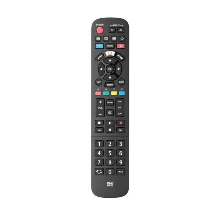 ONE FOR ALL URC4914 - Télécommande de remplacement pour TV Panasonic ONE FOR ALL URC4914 - Télécommande de remplacement pour TV Panasonic