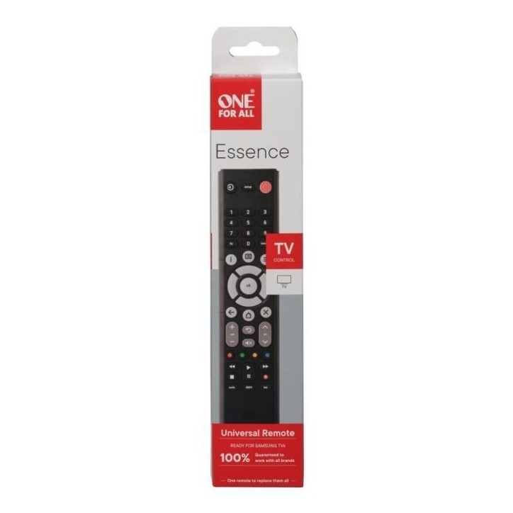 Télécommande universelle ONE FOR ALL - URC1212 – Essence Basic TV Télécommande universelle ONE FOR ALL - URC1212 – Essence Basic TV
