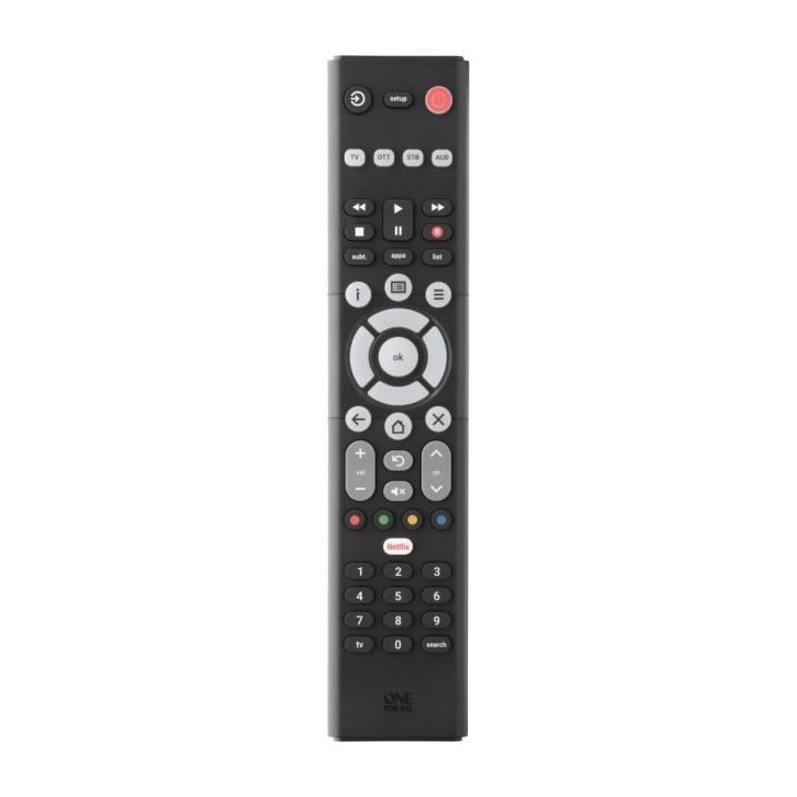 Télécommande universelle ONE FOR ALL - URC1242 – Essence Basic 4in1