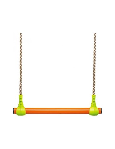Trapeze métal pour portique 1,90 a 2,50m - TRIGANO - Orange - Pour enfant de 3 a 12 ans