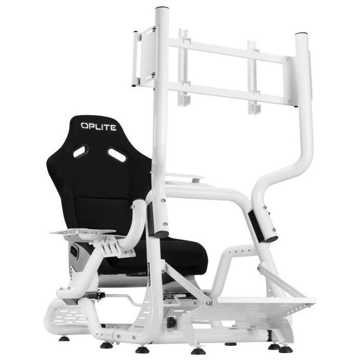 Support écran - OPLITE - Pour cockpit GTR S3/S8 - Blanc - Compatible toutes générations GTR Support écran - OPLITE - Pour cockpit GTR S3/S8 - Blanc - Compatible toutes générations GTR